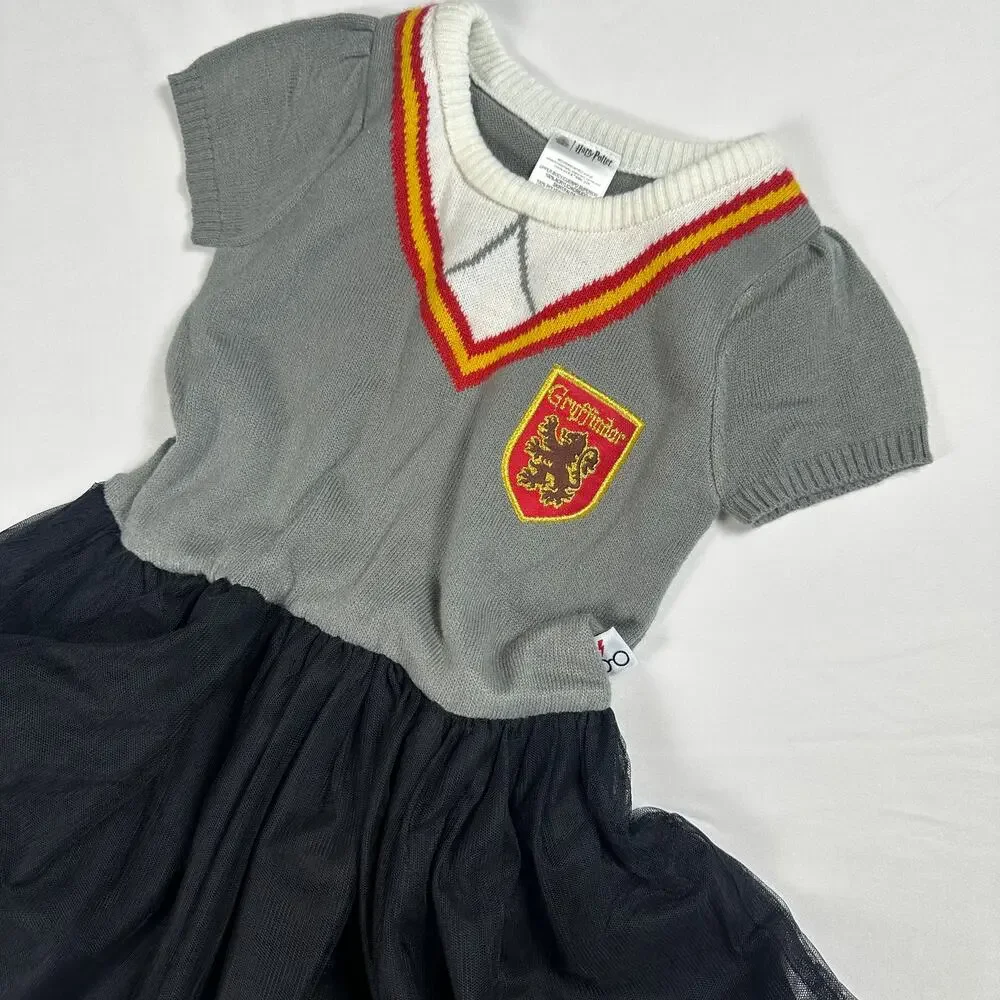 Wizarding World Of Harry Potter Gryffindor Cosplay Tulle Dress Sz 5T
